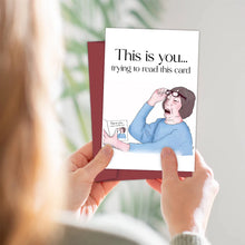 Load image into Gallery viewer, 1pcs Funny Birthday Card Suitable for Elders,Humor Birthday Greeting Card Suitable for Parents The Elderly,Unique Gifts Card
