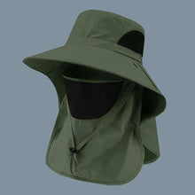 Load image into Gallery viewer, Summer Sun Hats UV Protection Outdoor Hunting Fishing Cap For Men Women Hiking Camping Visor Bucket Hat Neck Flap Fisherman Hat