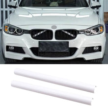 Load image into Gallery viewer, 2Pcs V Brace Style Car Front Grille Trim Strips for BMW F30 F10 F20 F31 F32 F36