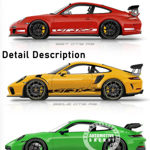 911 GT3 RS Supercar Poster Canvas Print Frameless Wall Art Gift for Car Lovers