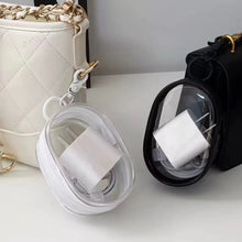 Load image into Gallery viewer, Transparent Storage Bags Keychain Data Line Coin Toys Organizer Case Thicken Clear Wallet Keyring Car Key Holder Jewelry Gifts