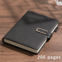 Load image into Gallery viewer, Vintage A5 leather notebook with personalized soft cover - perfect for business meetings and college life