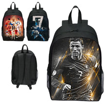 Load image into Gallery viewer, New CR7 Ronaldo Backpack – Student School Travel Shoulder Bag, Gift for Fans