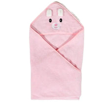 Load image into Gallery viewer, Children&#39;s Hooded Towel Cloak Coral Velvet Quick-Drying Cartoon Cape Baby Bathrobe