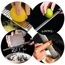 Load image into Gallery viewer, DU High Quality Stainless Steel Peel Lemon Cheese Vegetable Manual Grater Peeler Sharp Blade Choppable Cheese Kitchen Tools