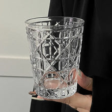 Load image into Gallery viewer, 4pcs Glass Set for Drinking 10.5oz Household Whiskey Cups Diamond Painting Wine Glass Juice Drinks Glasses Transparent Drinkware