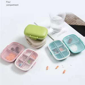 Mini Pill Organizer! 8 Grids, Weekly, Travel