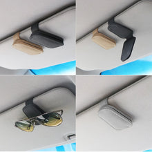 Load image into Gallery viewer, Universal Car Sunglasses Clip Card Ticket Holder Stand Fastener Pen Case Eyeglasses Sun Visor Car Accessories