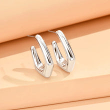 Load image into Gallery viewer, серьги Geometric Irregular Metallic Color Earrings for Women 2024 Minimalist Style Personality Earrings Trendy Jewelry Gift