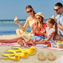 Load image into Gallery viewer, 3pcs Duck Sand Ball Making Clip - Children&#39;s Outdoor Summer Fun Mold