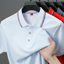 Load image into Gallery viewer, 2025 New Men's Casual Solid Color Short Sleeved Polo Shirt Summer Fashionable and Comfortable Versatile Top