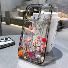 Load image into Gallery viewer, Flower Phone Case For iPhone 16 13 15 11 12 14 17 Pro Max Air 16E XS XR 7 8 SE Shockproof Transparent Cover Silicone Soft Fundas