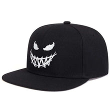 Load image into Gallery viewer, Unisex Personality Ghost Expression Embroidery Hip-hop Hats Outdoor Adjustable Casual Baseball Caps Sunscreen Hat