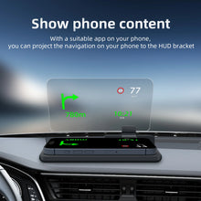 Load image into Gallery viewer, 100% Universal H6 Car for HUD Head Up Display Projector Bracket Smartphone Holder Gps Projection Display Driving Data for Cars