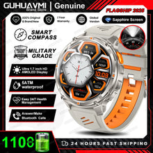 Load image into Gallery viewer, New T-REX3 Ultra 1100mAh Battery SmartWatch 10ATM Waterproof GPS Compass Flashlight 1.7" AMOLED HD Call Sports Smart Watch Men