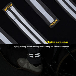 ENLEE Bicycle Trouser Straps Reflective Gaiters for Night Riding, Outdoor Hiking