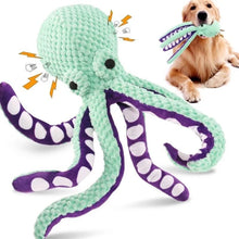 Load image into Gallery viewer, Pet plush octopus toy interactive sound anti-demolition home large and small dog boredom companion dog toy