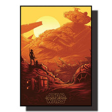 Load image into Gallery viewer, Star Wars Canvas Decorative Painting  Movie Art Mural Retro Poster Modern Home Wall Decoration Gift and Printing Aesthetic