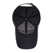 Load image into Gallery viewer, Four Seasons Men Baseball Cap Casual Distressed Washed Cotton Letter Embroidered Cap Bent Brim Dome Casual Sun Protection Hat