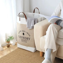 Load image into Gallery viewer, 1Pc Large Capacity Laundry Basket Dirty Clothes Basket Fabric Laundry Basket Folding Storage Basket Household Storage Box