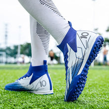 Load image into Gallery viewer, Short spike cleats new competition level football shoes for men and women universal professional game training sports shoes