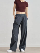 Load image into Gallery viewer, Women Summer Casual Yoga Pants Quick Dry Straight Leg Lightweight Trousers Reflective Logo Soft Comfortable Activewear Clothing