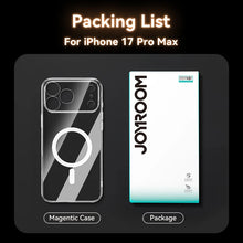 Load image into Gallery viewer, Joyroom Magnetic Case For iPhone 17 Pro Max Case Anti Yellow Transparent Cover For iPhone 17 Pro Max Wireless Charger Thin Cover