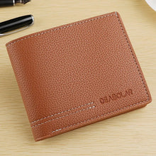 Load image into Gallery viewer, Men&#39;s Ultra-Thin Minimalist Wallet PU Leather Multi-Slot Slim Design Compact New