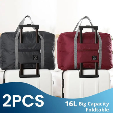 2-Pack Duffel Bags! Foldable, Carry-On, Weekender