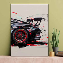 Load image into Gallery viewer, GT3 RS Graffiti Wall Art, HD Canvas Print Poster, Home, Living Room, Room Decoration