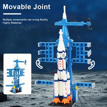 Load image into Gallery viewer, Space Shuttle Building Blocks | Creative Aviation Rocket Launch Toy for Kids