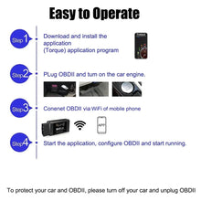 Load image into Gallery viewer, Popular ELM327 WiFi OBD2 Code Reader Scanner V1.5 Car Diagnostic Tools Car Fault Detector For Android/IOS/PC