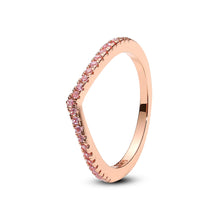 Load image into Gallery viewer, 925 Sterling Silver Rings For Women Original Infinity Love Heart Engagement Wedding Ring Rose Gold Crystals Luxury Jewelry Gift