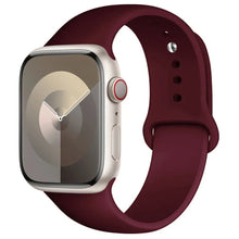Load image into Gallery viewer, Silicone Band For Apple Watch strap 44mm 45mm 40mm 41mm 42-38mm 45 mm sport bracelet iwatch series 8 7 6 5 4 3 SE 9 Ultra 2 49mm