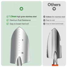 Load image into Gallery viewer, 9 Piece Garden Weeding Tools Stainless Steel Gardening Tool Set with Wooden Handle, Weeder