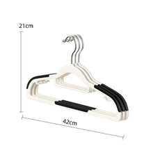 Load image into Gallery viewer, 10Pcs Black/Orange/Grey Multifunctional Wet and Dry Household Hanger Suitable for Hanging Clothes Bedroom Wardrobe Anti-Slip