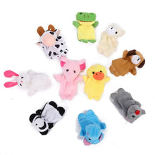 Load image into Gallery viewer, 10pcs Cartoon Finger Puppet Baby Children Plush Toy Story Education Doll\