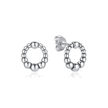 Load image into Gallery viewer, Original 925 Sterling Silver Earrings 2025 Stud Hoop Crystal Earings For Women Rose Gold Crown Heart Infinity Bee Earing Jewelry