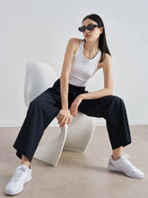 Load image into Gallery viewer, Women Summer Casual Yoga Pants Quick Dry Straight Leg Lightweight Trousers Reflective Logo Soft Comfortable Activewear Clothing