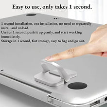 Load image into Gallery viewer, Mini Foldable Laptop Stand Portable Keyboard Lift Self-Adhesive Invisible Desk Mount