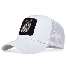 Load image into Gallery viewer, Unisex Wolf Embroidery Baseball Cap: Adjustable Sunscreen Outdoor Hat