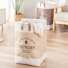 Load image into Gallery viewer, 1Pc Large Capacity Laundry Basket Dirty Clothes Basket Fabric Laundry Basket Folding Storage Basket Household Storage Box