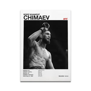 Boxing Fighting Star Canvas Wall Art Print Poster MMA Decorative Painting Home Decor Boxing Lover Gift Unframed