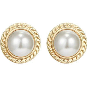 Statement Baroque Pearl Hoops: Trendy, Gold & Irregular Pearls