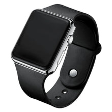 Load image into Gallery viewer, Simple Digital Watch for Men Women Fashion Sport LED Electronic Watch Black Silicone Wristband Casual Mens Watch Reloj Hombre
