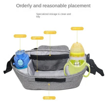 Load image into Gallery viewer, Stroller Organizer Bag - Large Capacity Diaper Mummy Bag with Cup Holder