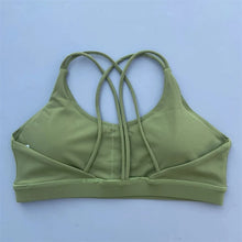 Load image into Gallery viewer, Solid Color soft high strength Women Fitness Bra Tight Sport Top Comprehensive Training Gym Yoga Underwear  Tight With Chest Pad