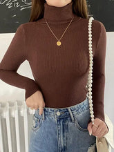Load image into Gallery viewer, Heliar Women Fall Turtleneck Sweater Knitted Soft Pullovers Cashmere Jumpers Basic Soft Sweaters For Women 2024 Autumn Winter