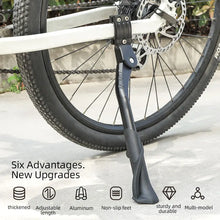 Load image into Gallery viewer, Adjustable Aluminum Alloy Bicycle Kickstand 24-29 Inch Bike Side Stand Cycling Equipment