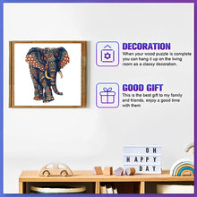 Load image into Gallery viewer, Unique Elephant Wooden Puzzle, Adult Stress Relief Toys, Irregular Animal Shapes, Holiday Birthday Gift